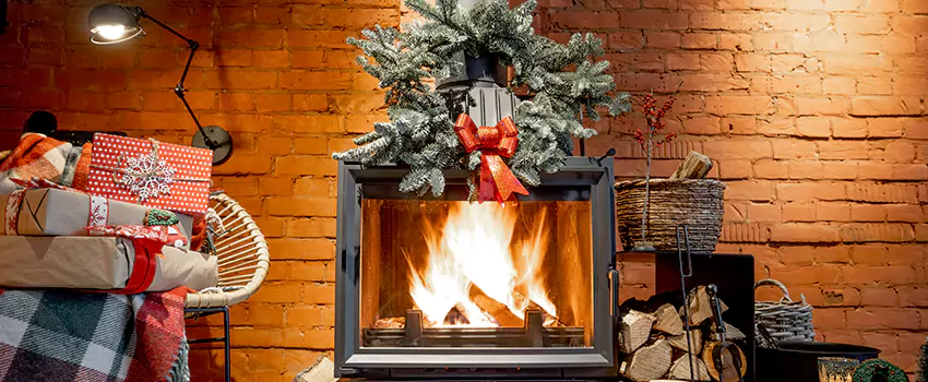 Travis Industries Linear Gas Fireplace Installation in Clayton, North Carolina