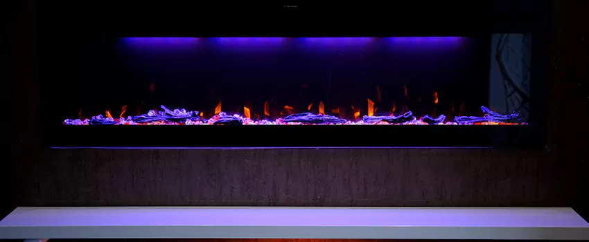 Dynamic Flame Color Fireplace Installation in Clayton, NC