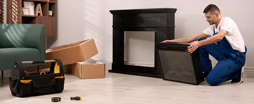 Old Rusted Metal Fireplace Repair And Replacement in Clayton, NC